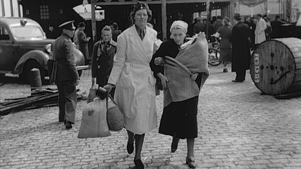 April 28, 1945. Newborn Ewa and her mother arrive from Ravensbrück.